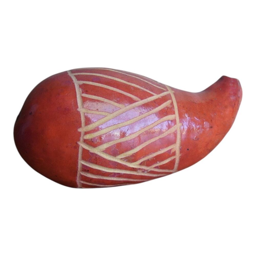 Peruvian Folk Art Gourd Lot of 3 Guillermo Ventura Cochas Chico Hand Carved - Picture 10 of 11
